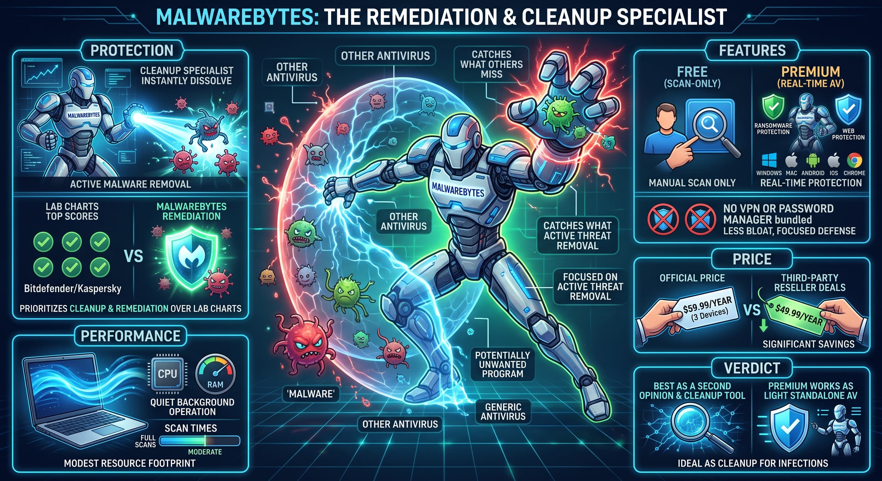 Malwarebytes Review 2026: Best for Cleanup, Not Your Only Antivirus