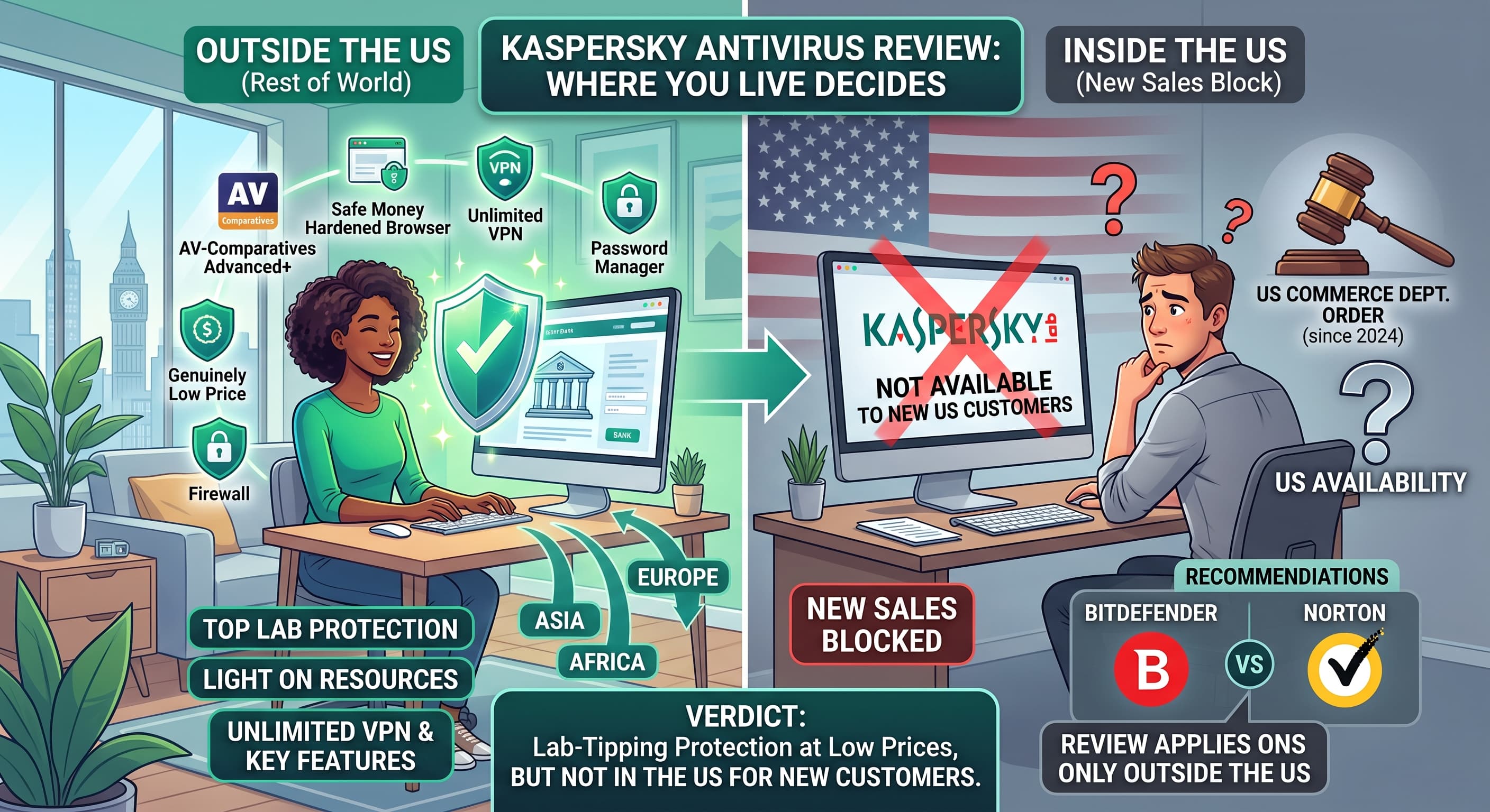 Kaspersky Review 2026: Protection, Price and the US Ban Explained